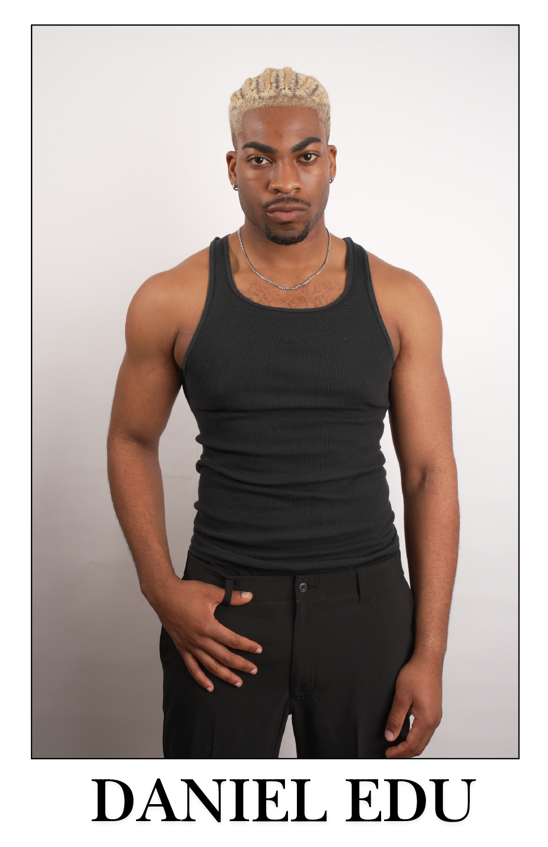 Daniel Edu modeling comp card page 1